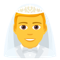 Man with Veil emoji on Emojione